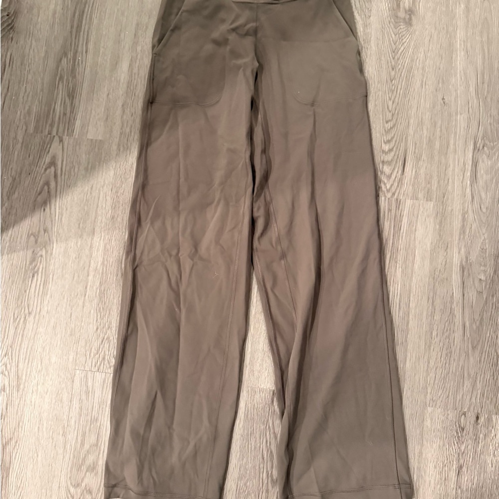 Lululemon Athletica Green Wide Leg Leggings